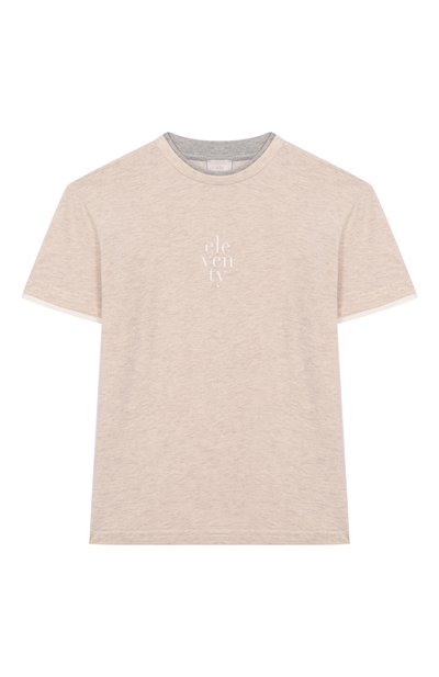 Хлопковая футболка ELEVENTY, арт. EX8P51/Z3121/10-16