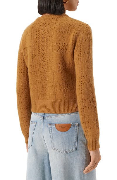 Кардиган из кашемира и шерсти CELINE, арт. 2AD0R/533M, фото 4