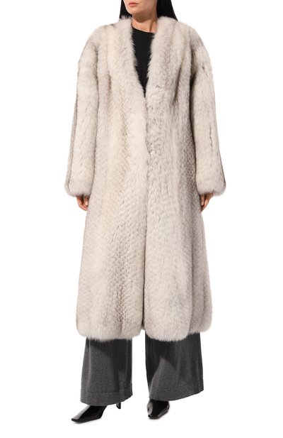 Шуба из меха лисы GIULIA GURMAN, арт. J4OS125T8WG, фото 3