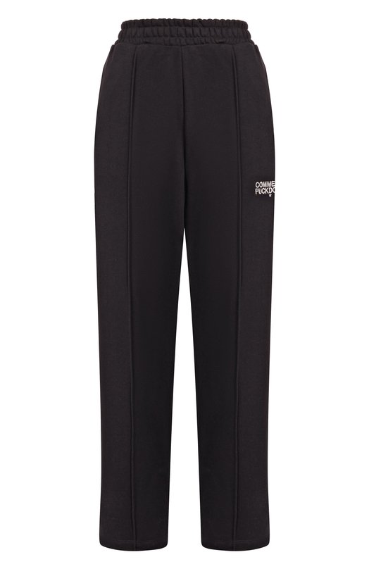 Хлопковые брюки Comme des Fuckdown CFABW01374 Чёрный CFABW01374