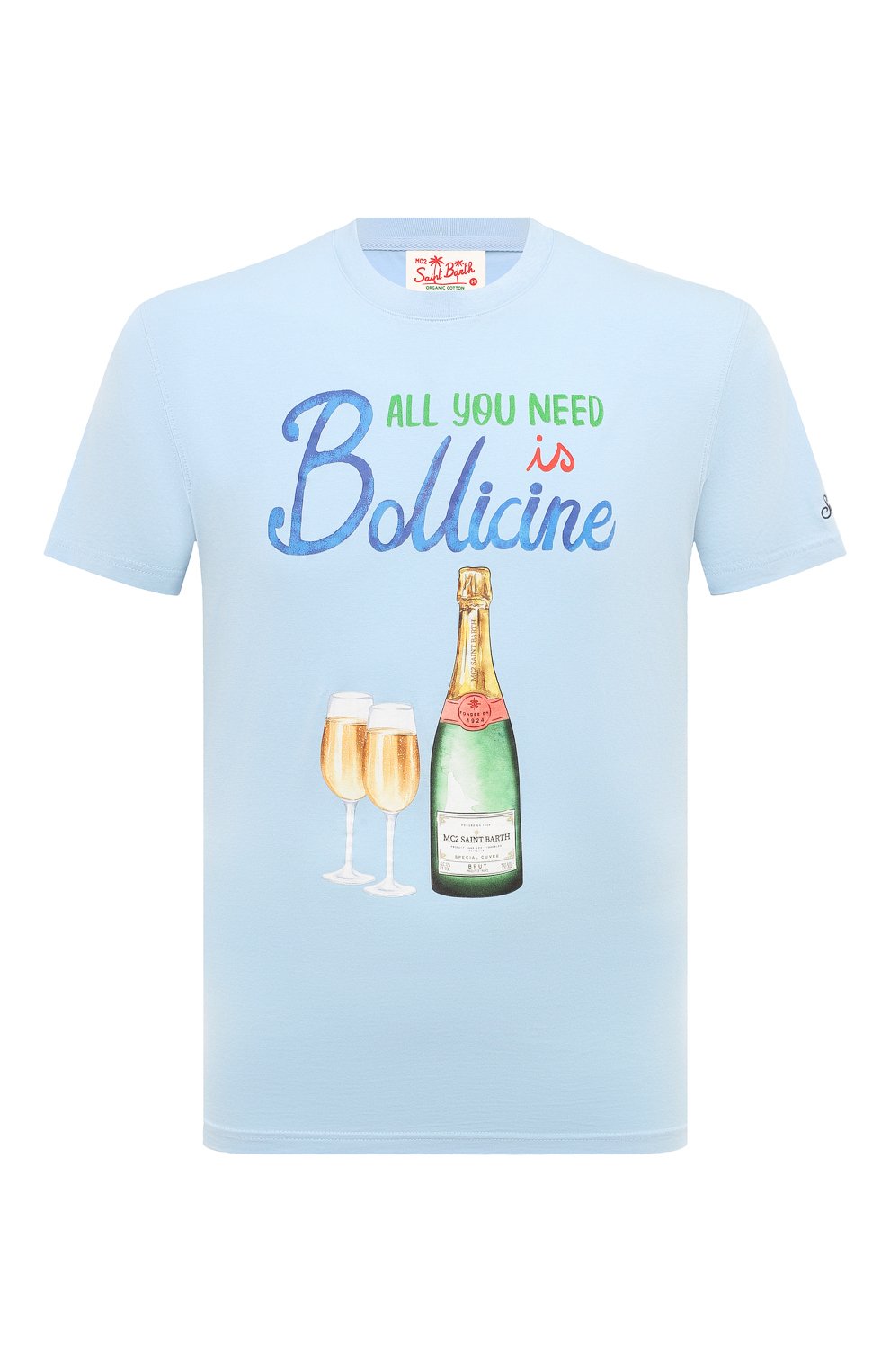 Хлопковая футболка MC2 SAINT BARTH, арт. STBM TSHIRT MAN/TSHM001/02203B, фото 1