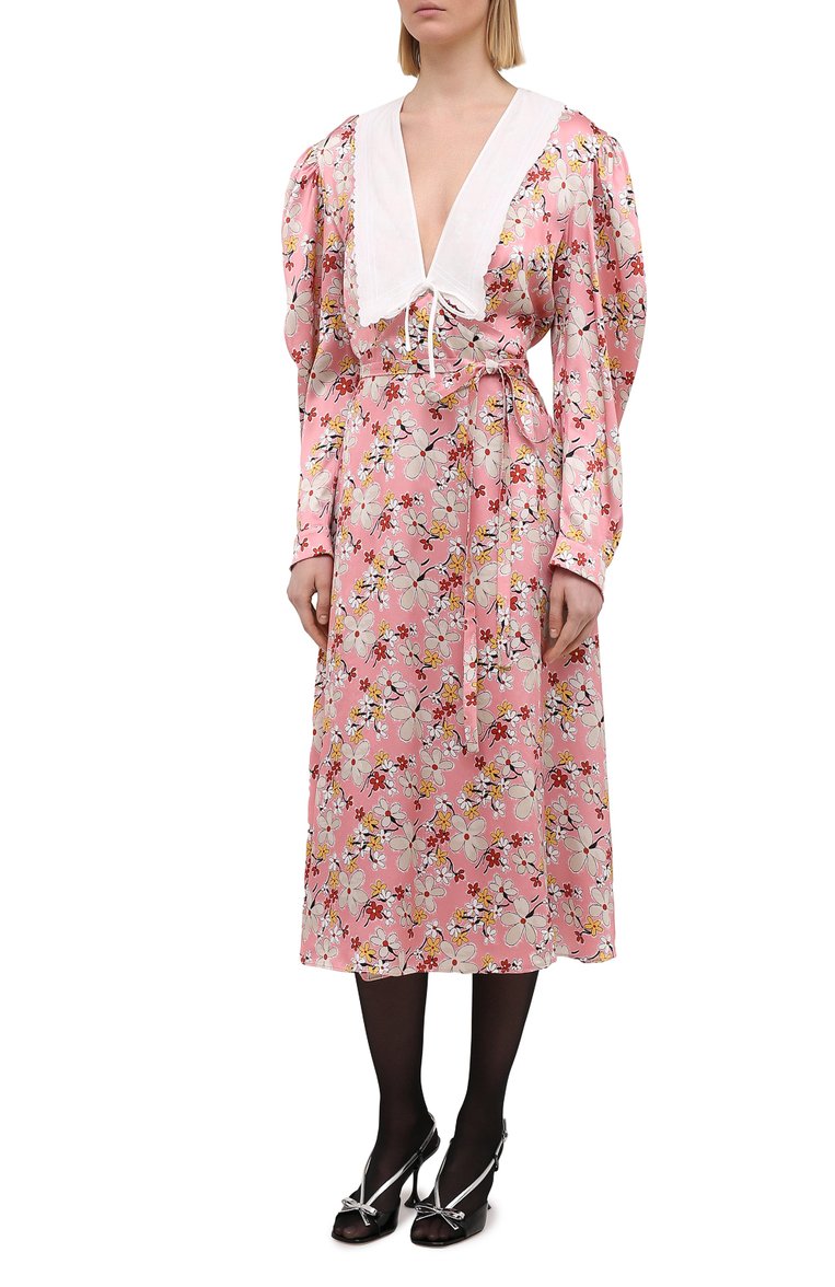 Атласное платье MIU MIU, арт. MF4065-1YFY-F0D61, фото 3