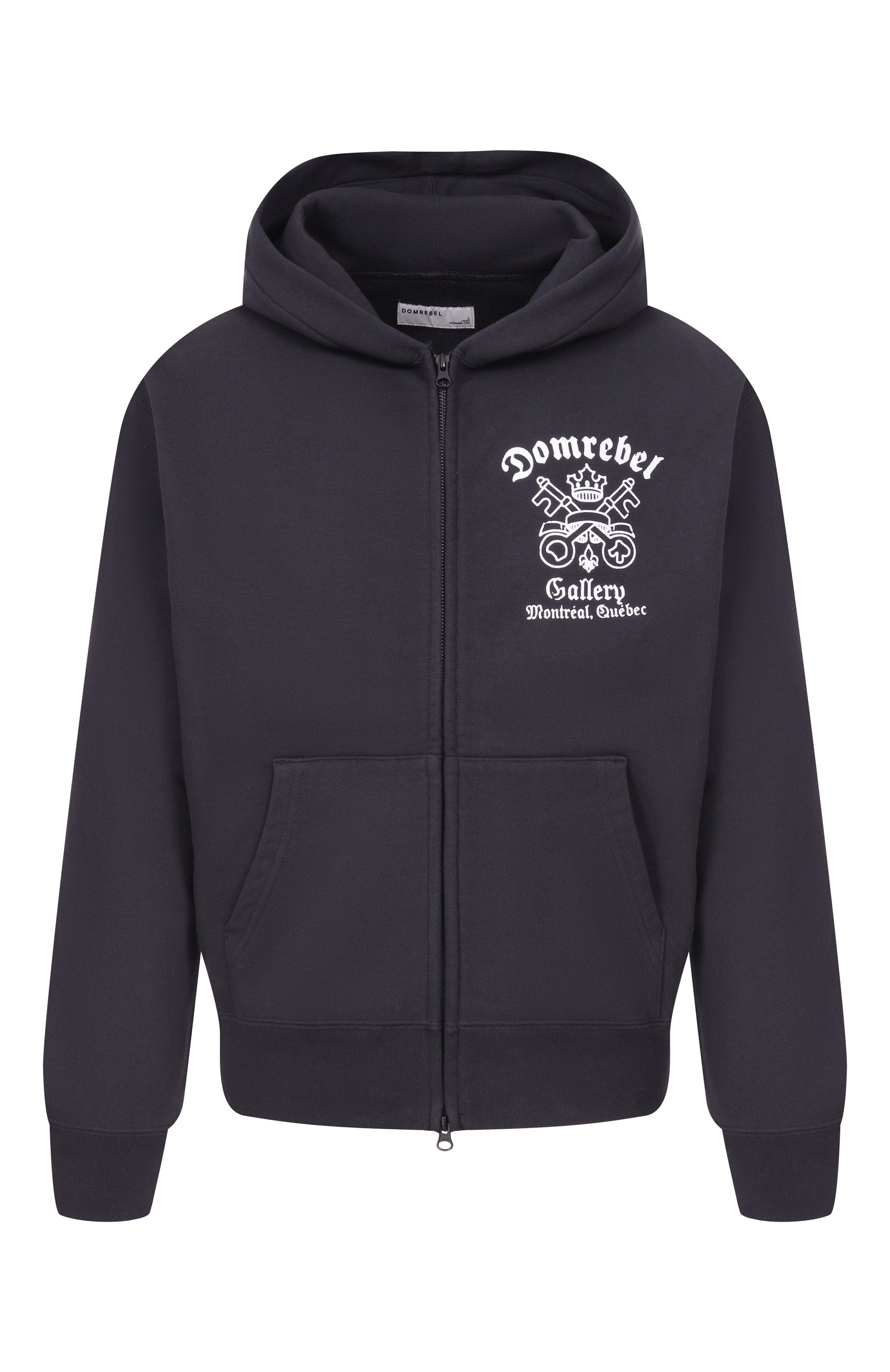 Хлопковая толстовка DOMREBEL, арт. M KEYS/ZIP H00DIE, фото 1