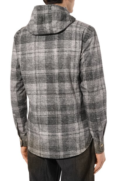 Хлопковая рубашка KITON, арт. UMCMARH0867504, фото 4