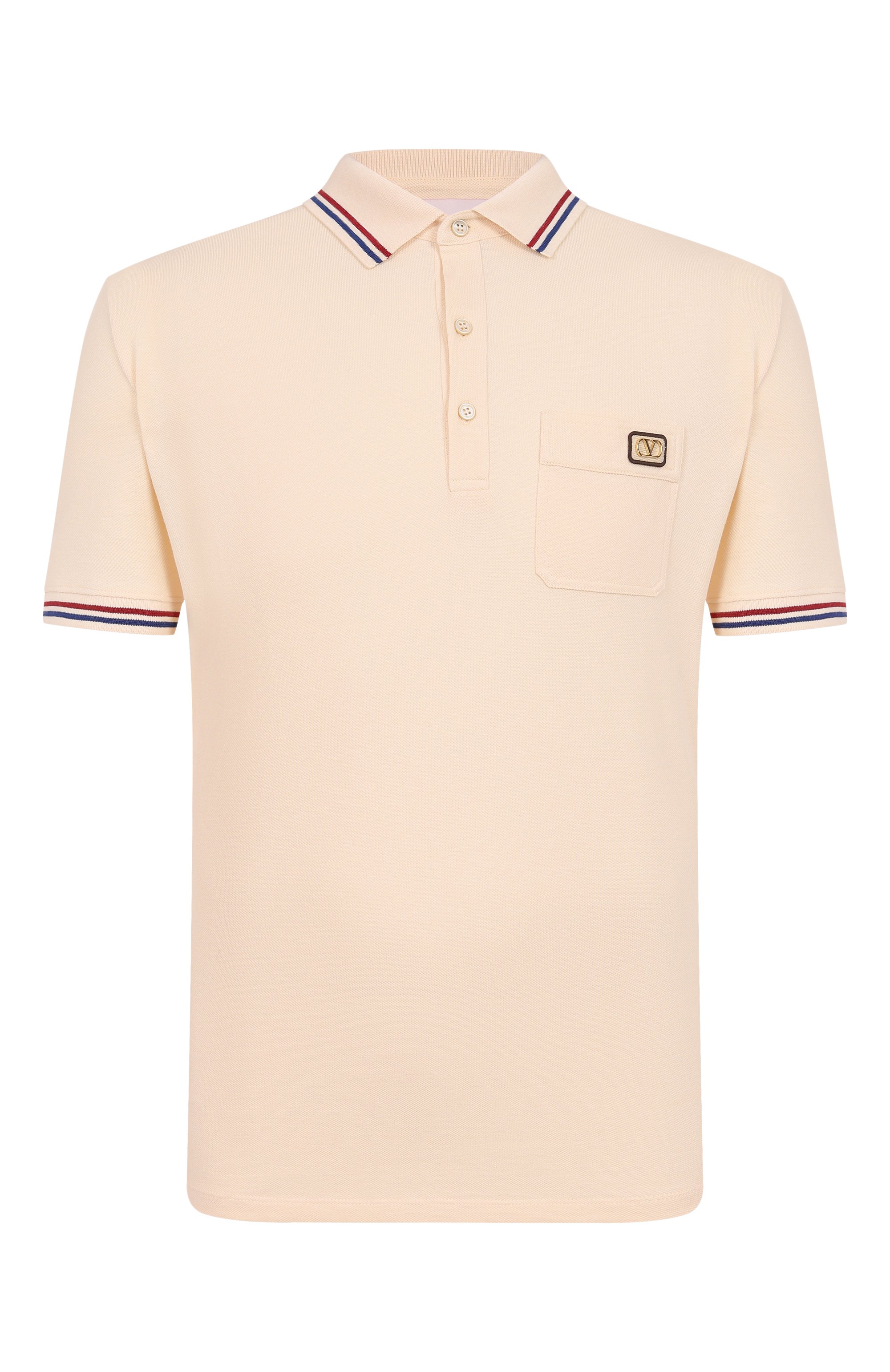 Хлопковое поло VALENTINO, арт. 6V3MH01K/AQJ, фото 1