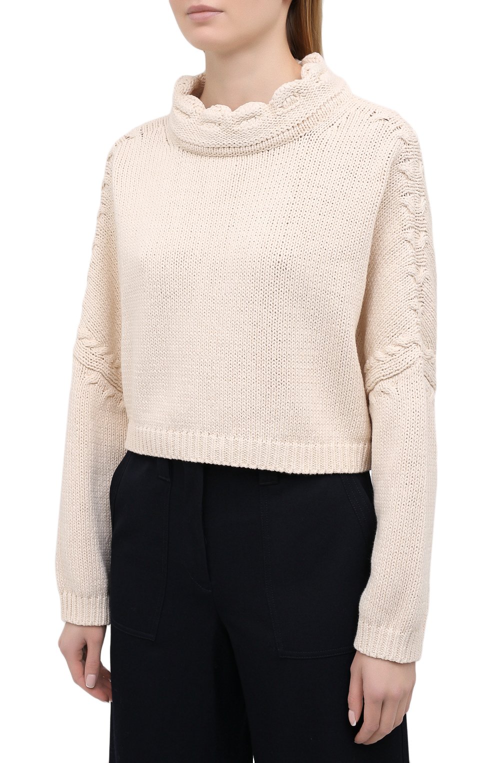 Свитер из льна и хлопка JW ANDERSON, арт. KT0017 YN0128, фото 3