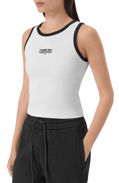 Хлопковая майка COMME DES FUCKDOWN, арт. CFABW01598, фото 3