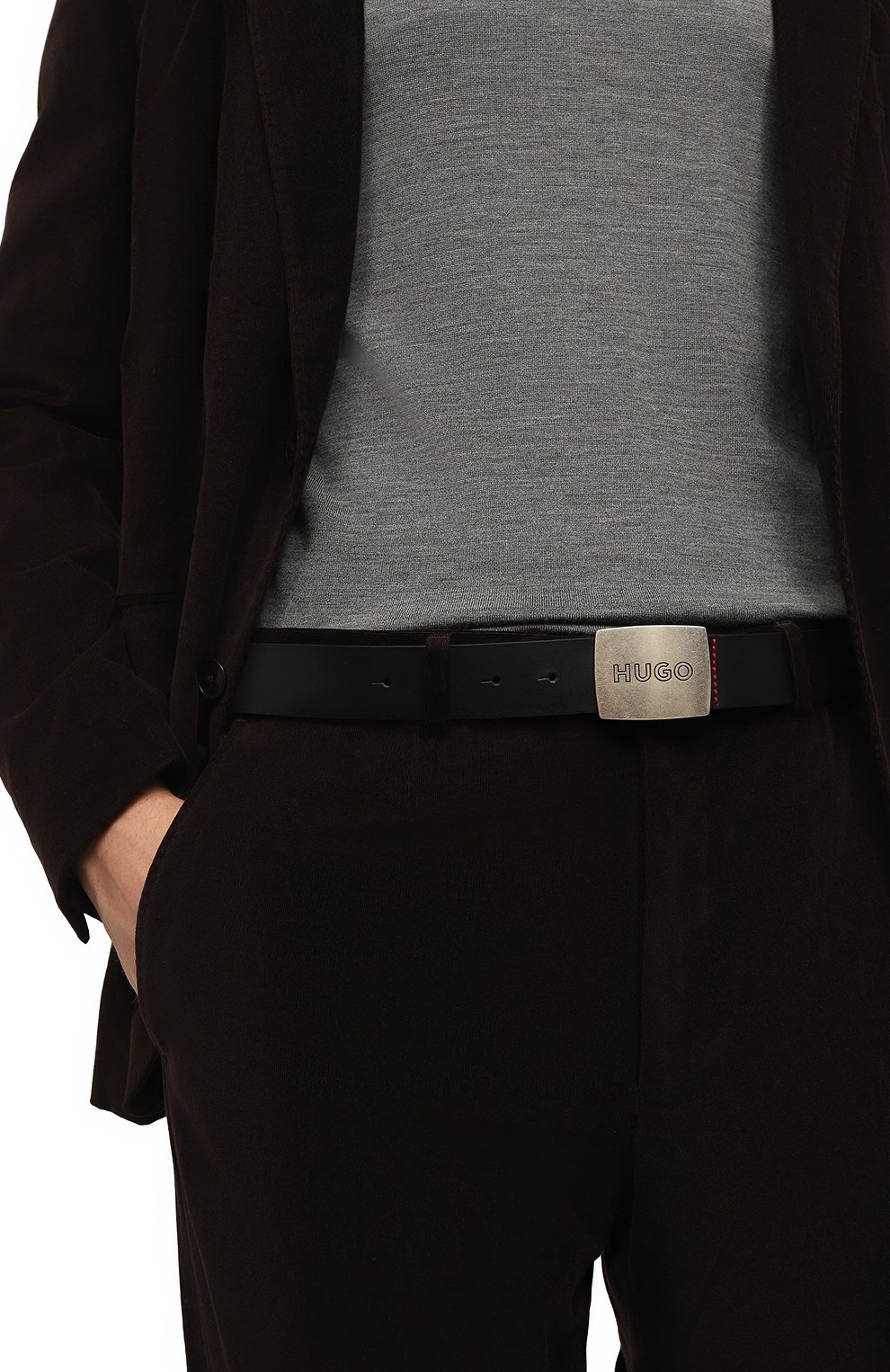 Кожаный ремень HUGO, арт. 50486668, фото 2