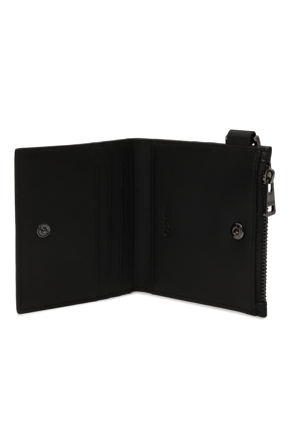 Комплект из портмоне и брелока HUGO черного цвета по цене 13700 руб., арт. 50517006, фото 4 Комплект из портмоне и брелока HUGO, арт. 50517006, фото 4