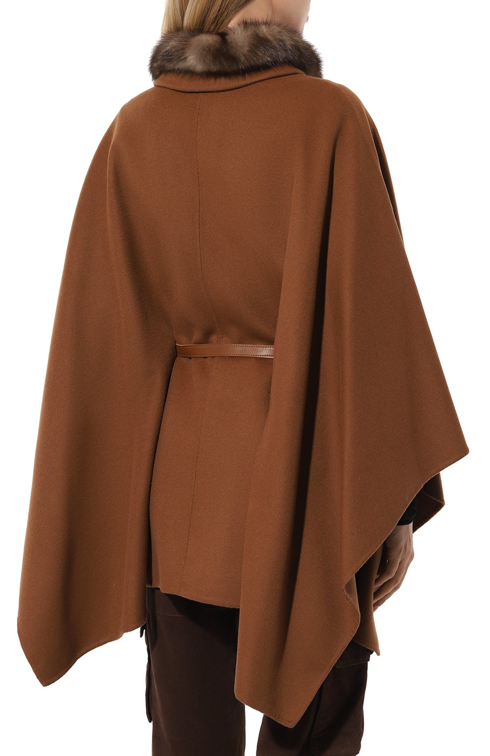 Кашемировый кейп SABLEFUR, арт. 72215-sb-02, фото 4