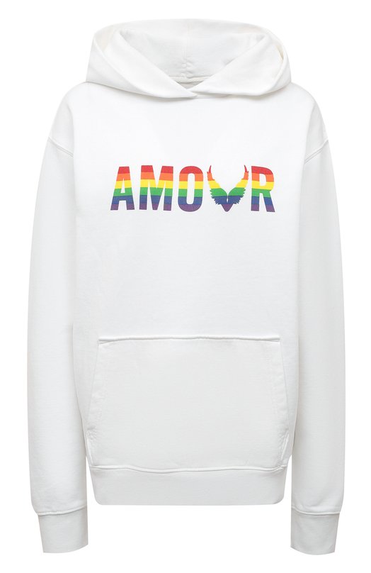 

Хлопковое худи Zadig and Voltaire, Белый