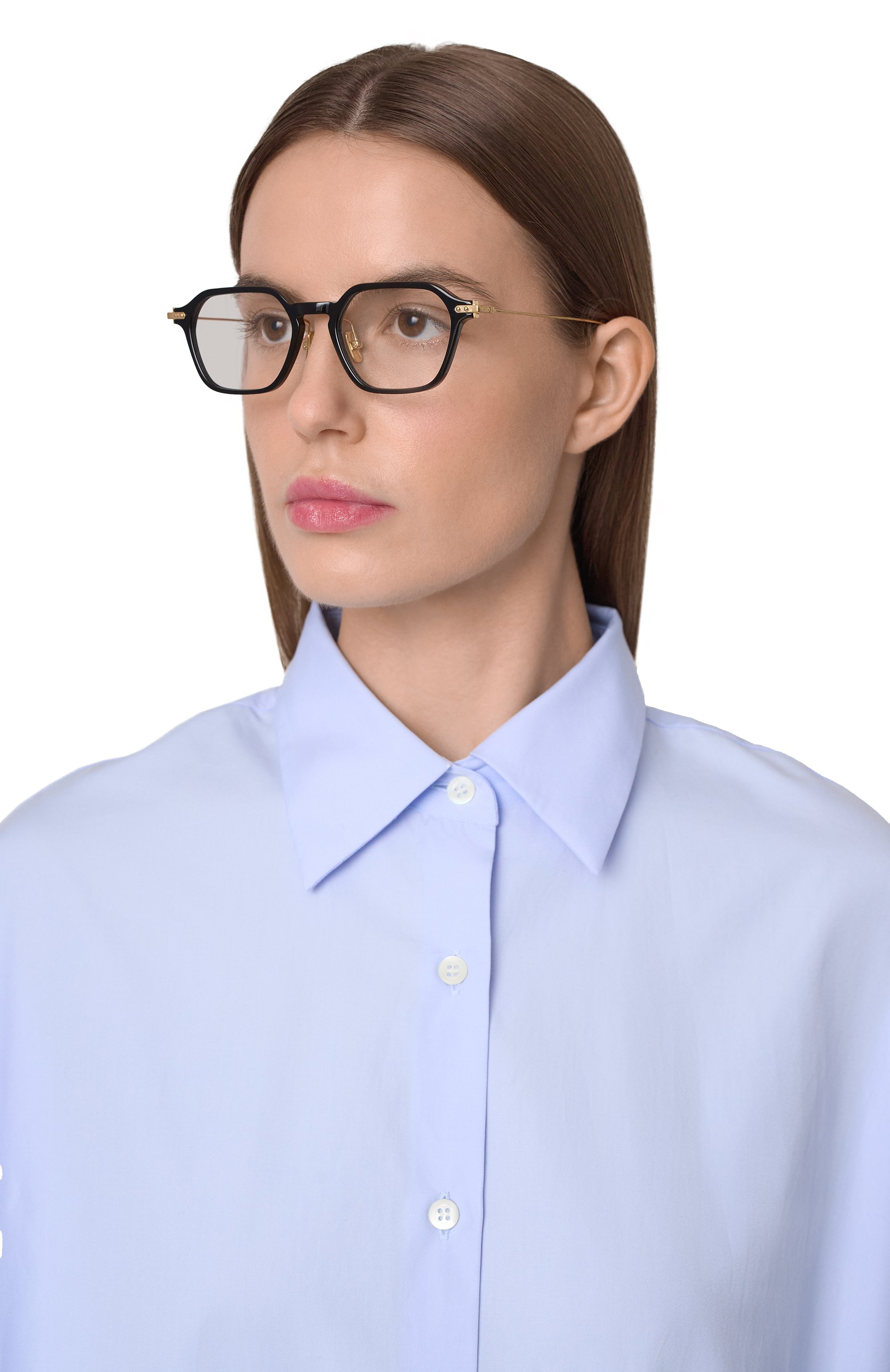 Оправа LINDA FARROW черного цвета по цене 55500 руб., арт. LF87AC10PT, фото 2 Оправа LINDA FARROW, арт. LF87AC10PT, фото 2