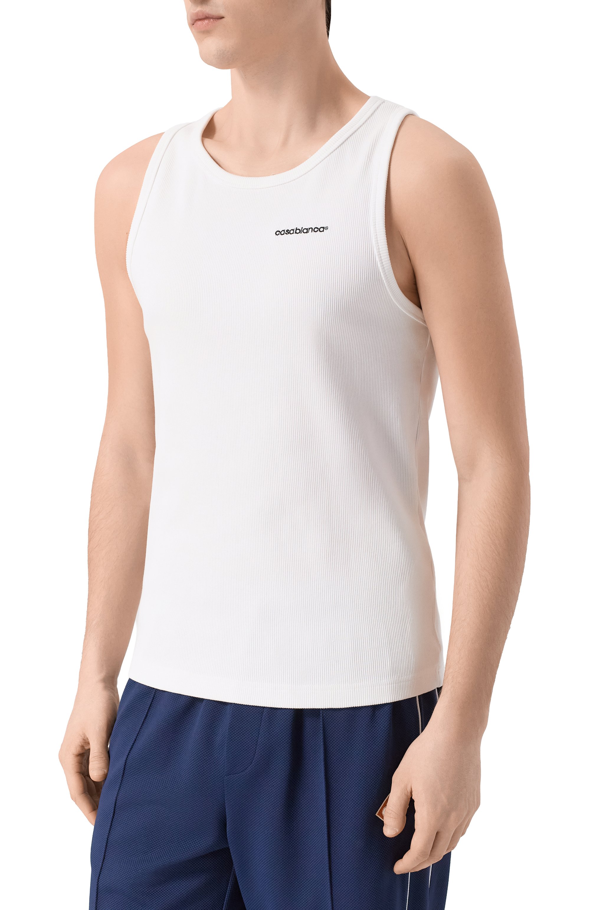 Хлопковая майка CASABLANCA, арт. M-SP26-JTS-057-02, фото 3