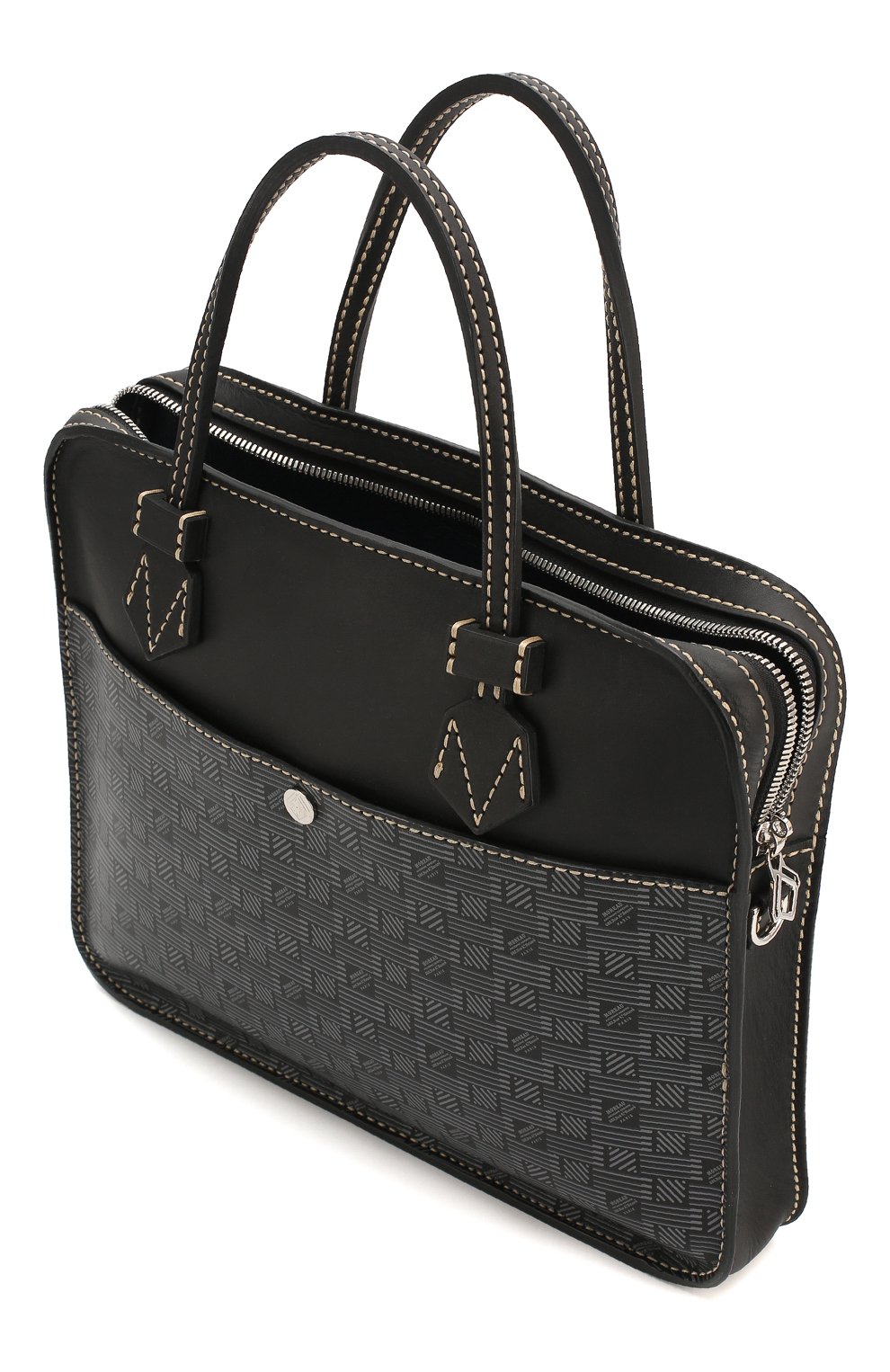 Кожаная сумка для ноутбука MOREAU, арт. SCAPMMIBVBBNSTB, фото 4