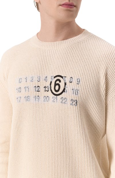 Хлопковый свитер MM6, арт. SH2HL0022/M13124, фото 5