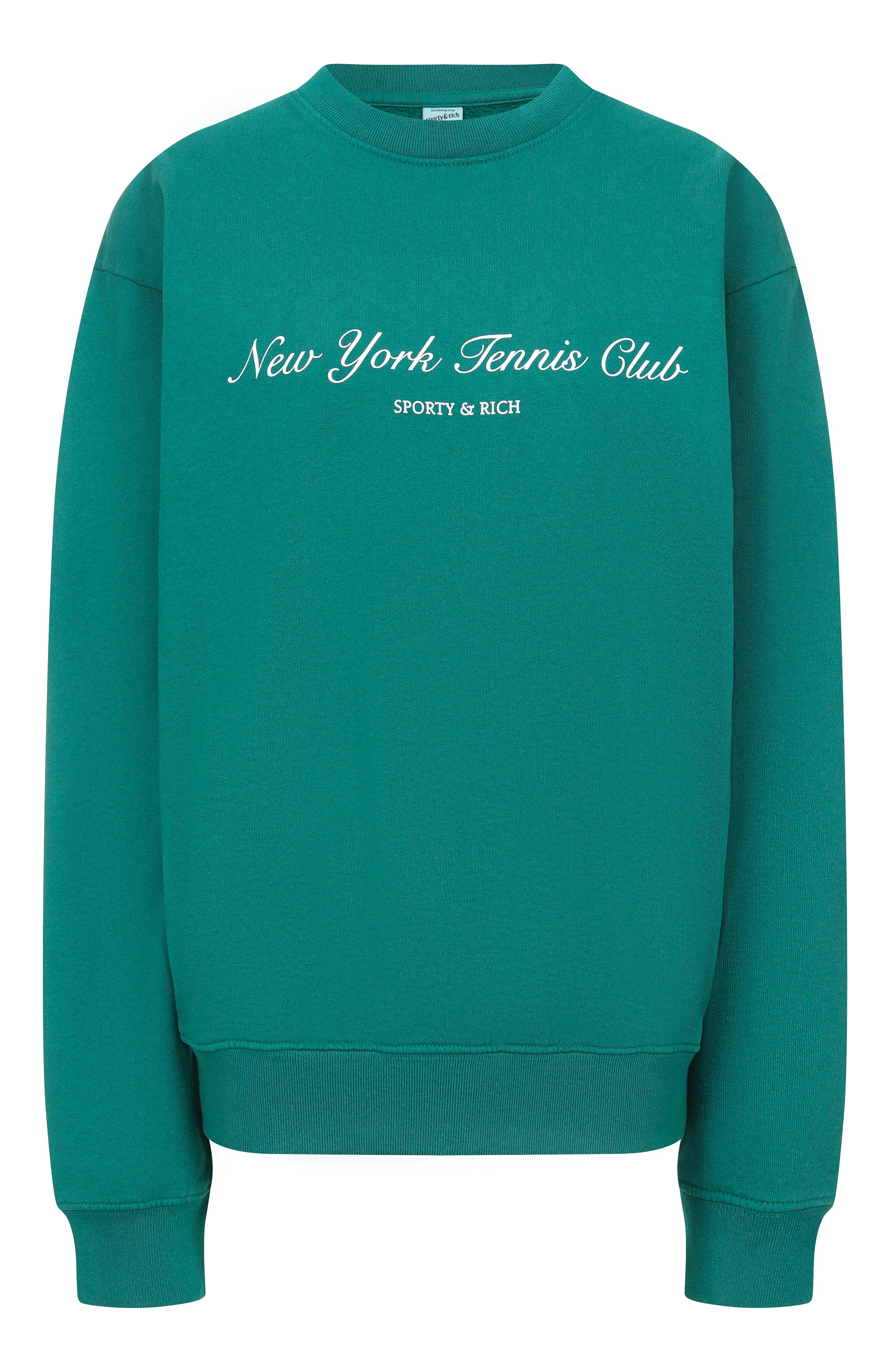 Хлопковый свитшот SPORTY AND RICH, арт. ST071621402GR03, фото 1