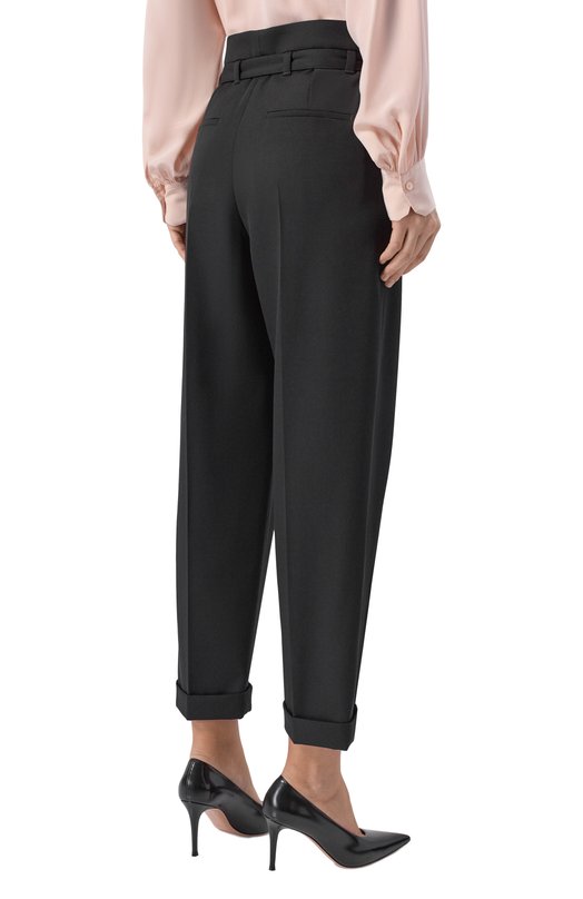 Шерстяные брюки Chloé CH26SPA22067 Чёрный  CH26SPA22067 Фото 4