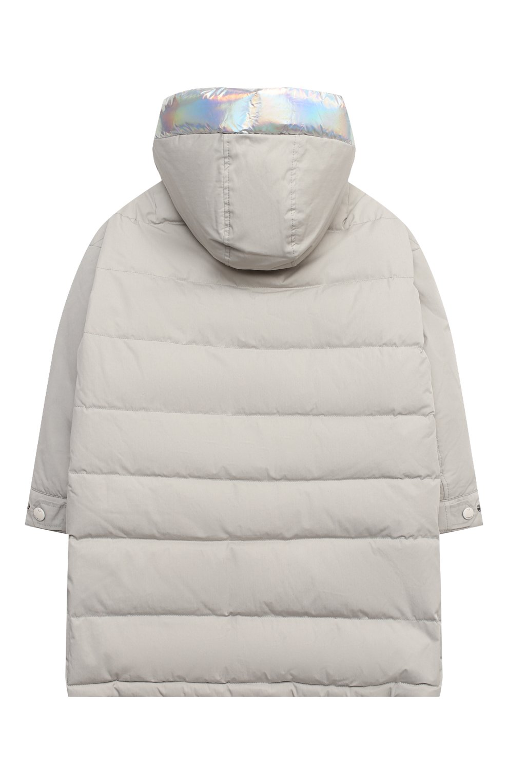 Пуховая куртка YVES SALOMON ENFANT бежевого цвета по цене 83150 руб., арт. 21WEM002XXF33W/12-14, фото 2 Пуховая куртка YVES SALOMON ENFANT, арт. 21WEM002XXF33W/12-14, фото 2