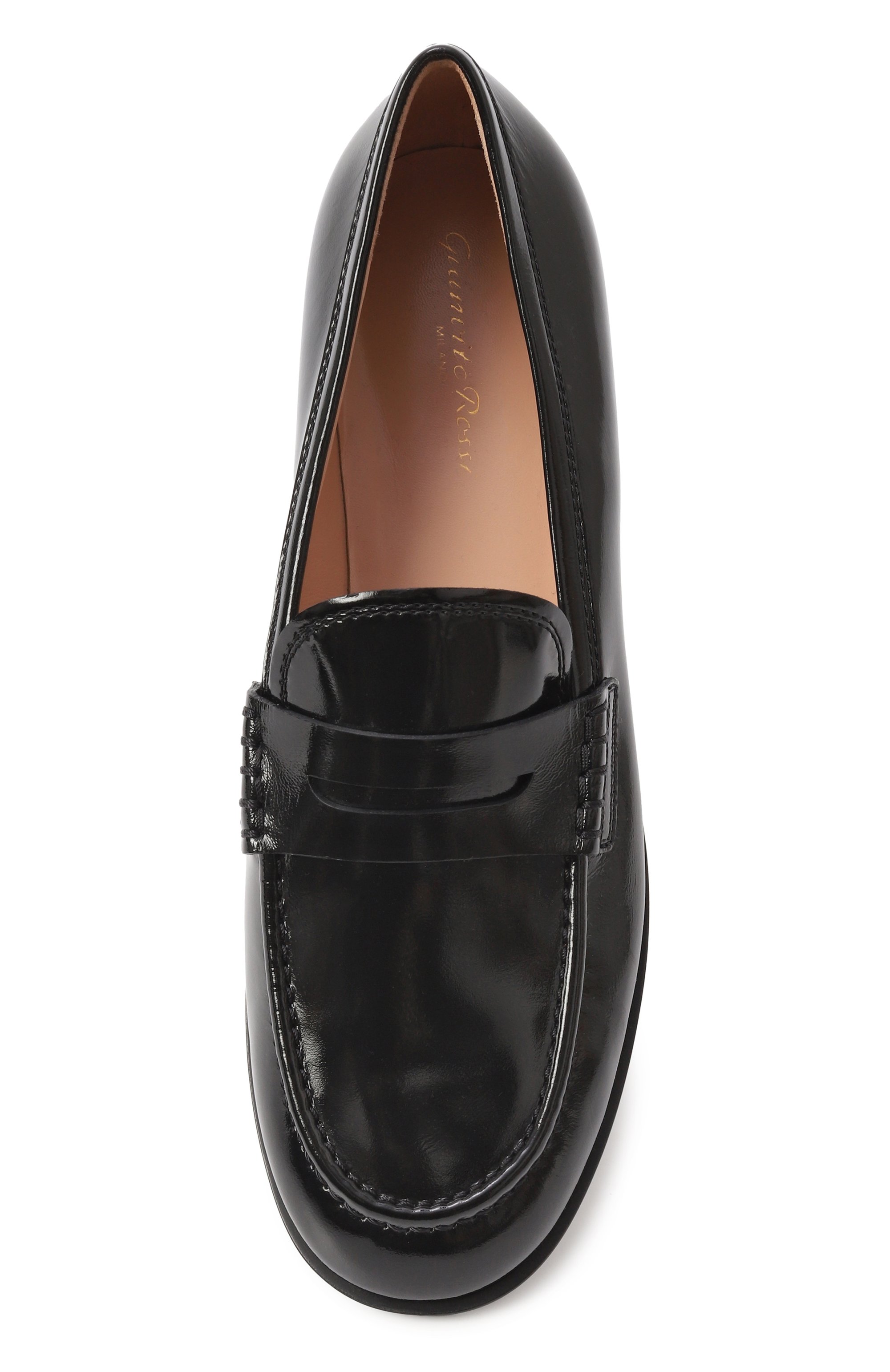 Кожаные пенни-лоферы georgie GIANVITO ROSSI, арт. G25346.51CU0.NUINER0, фото 6