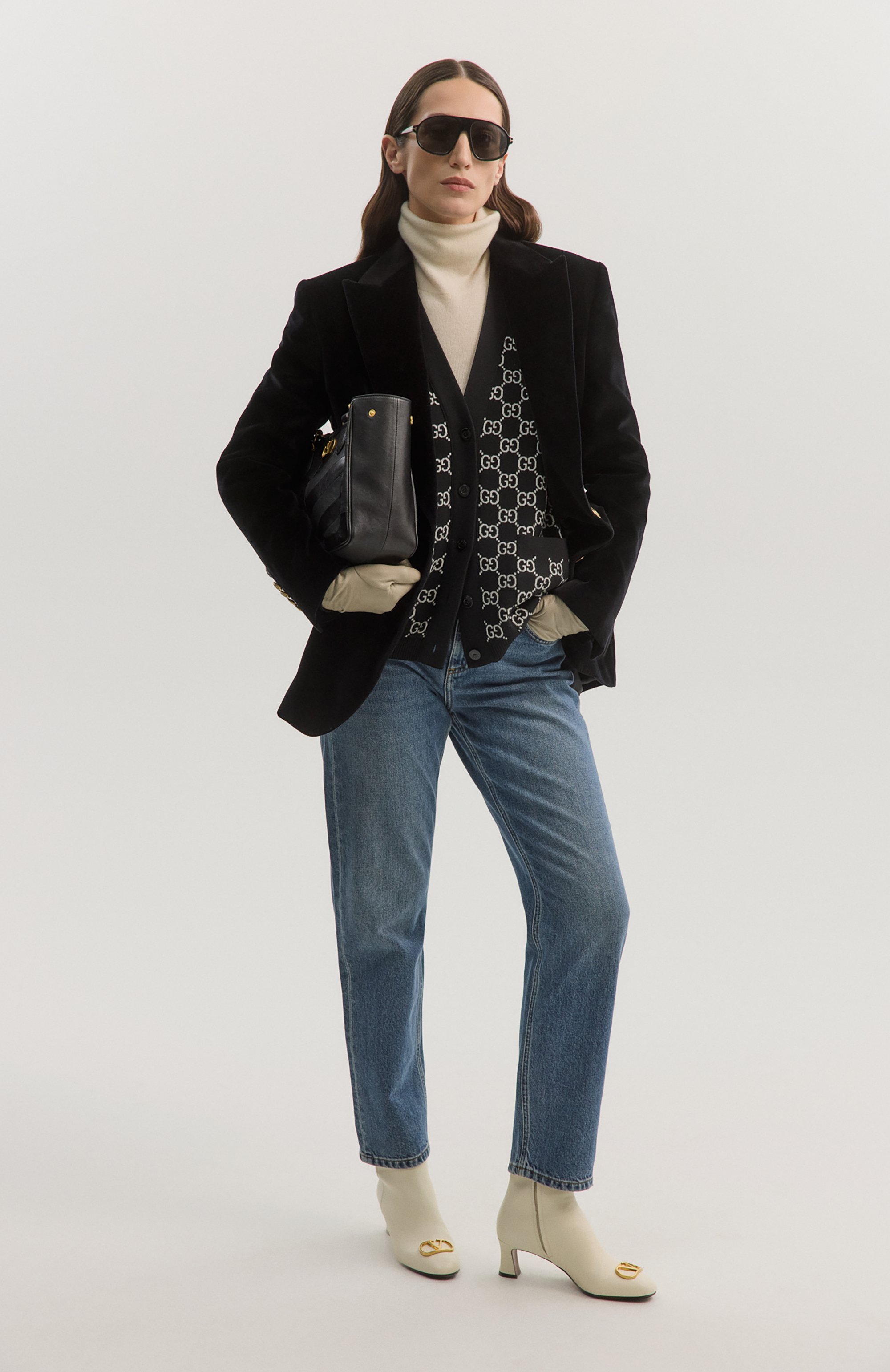 Двусторонний шерстяной кардиган GUCCI, арт. 798157/XKEJP, фото 7