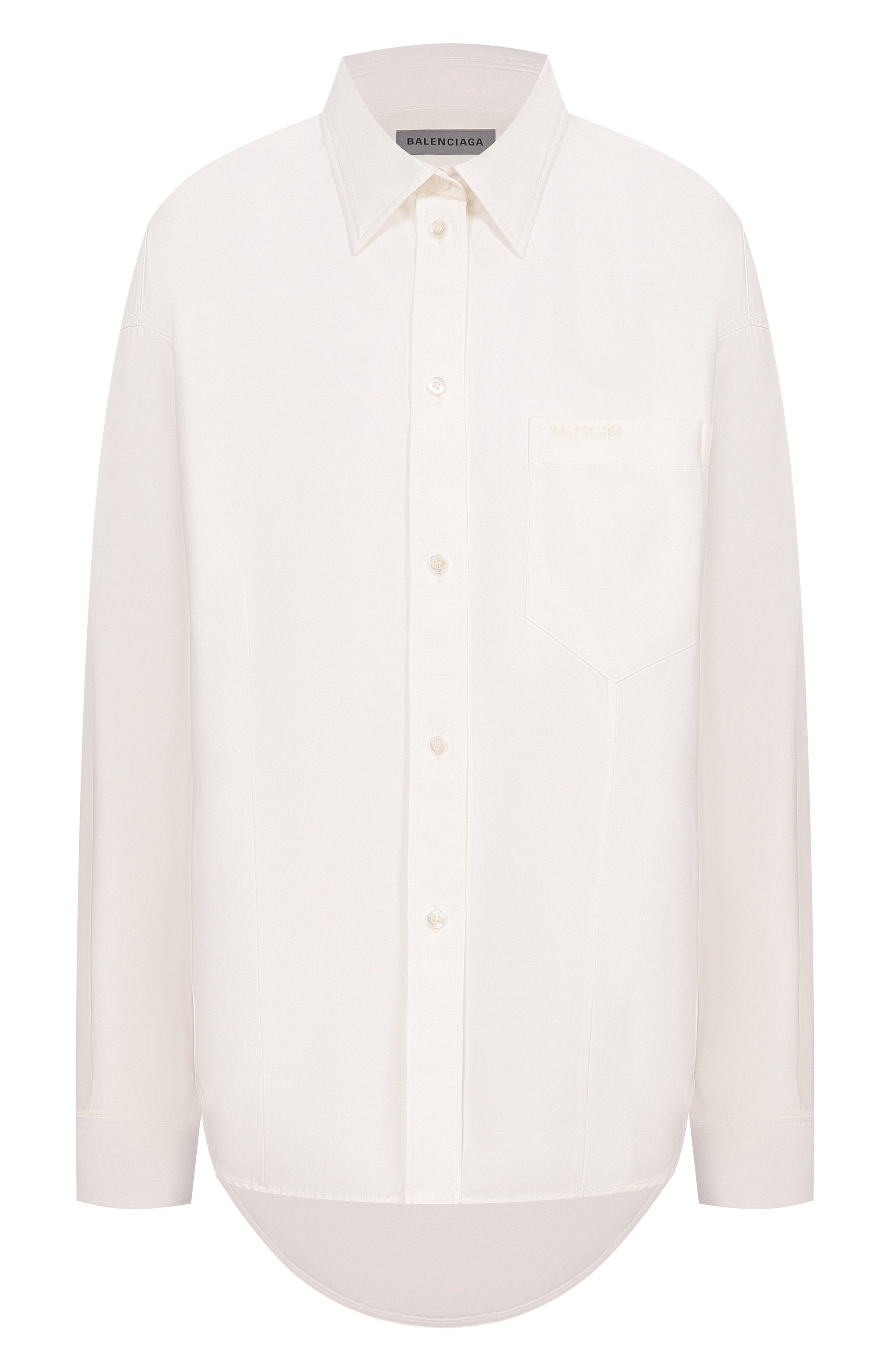 Рубашка и з хлопка и шелка BALENCIAGA, арт. 872318/TUM18, фото 1