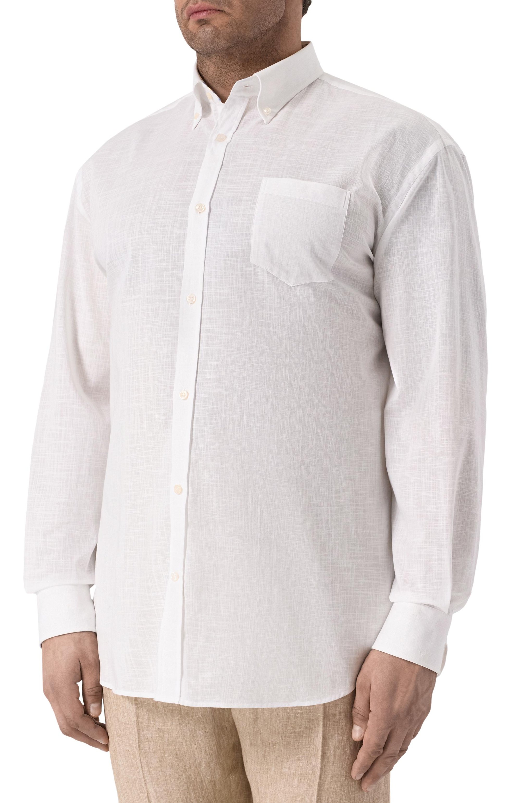 Хлопковая рубашка PAUL&SHARK, арт. 25413230R/48, фото 3