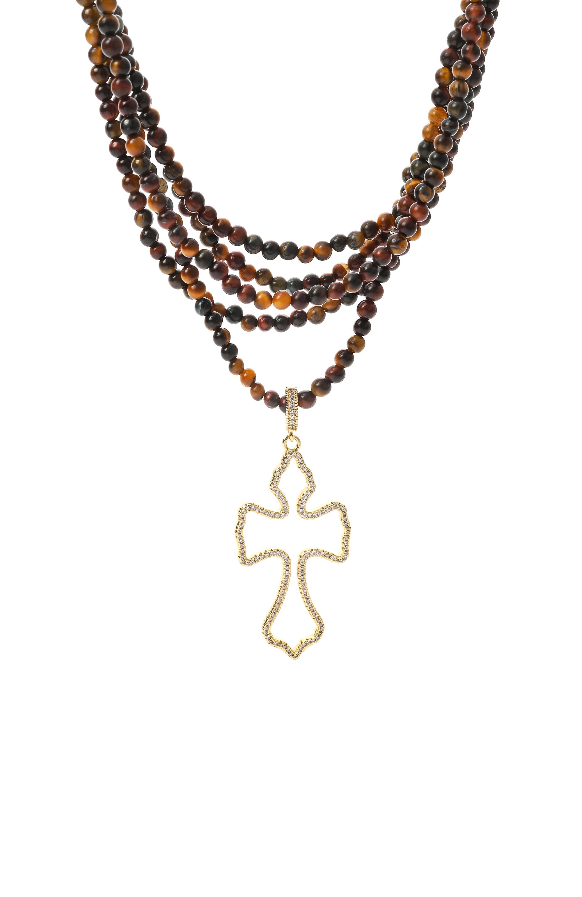 Колье amber cross BLUEJAY, арт. BJ-AC-BR, фото 3