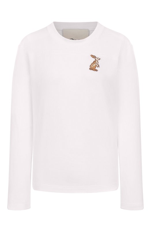 Хлопковый лонгслив 3.1 Phillip Lim F251-10157PJB Белый F251-10157PJB