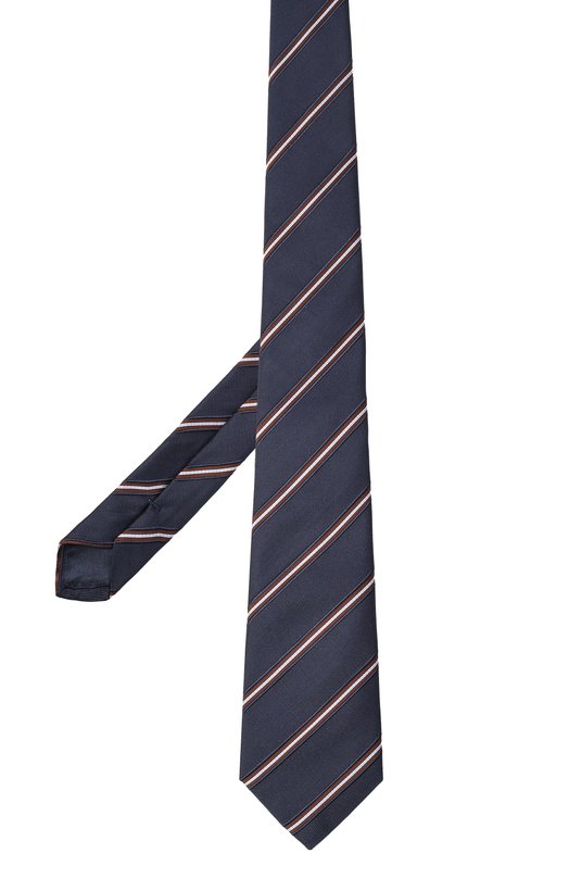 Галстук из шелка и хлопка Giorgio Armani GM000800/TE16570 Синий  GM000800/TE16570 Фото 3