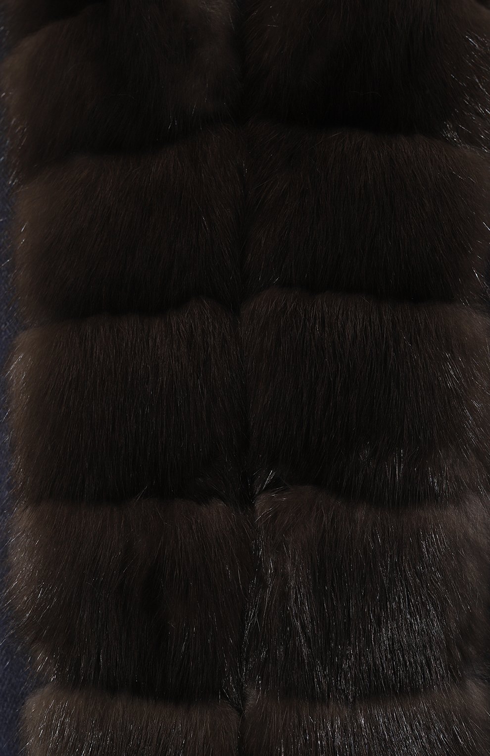 Кашемировое пальто с отделкой из меха соболя SABLEFUR, арт. 72213-sb-02, фото 5