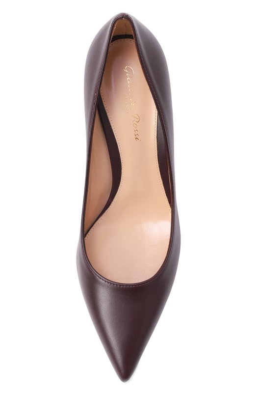 Кожаные туфли Gianvito 70 Gianvito Rossi G26770.70RIC.VITB0UR Бордовый  G26770.70RIC.VITB0UR Фото 6