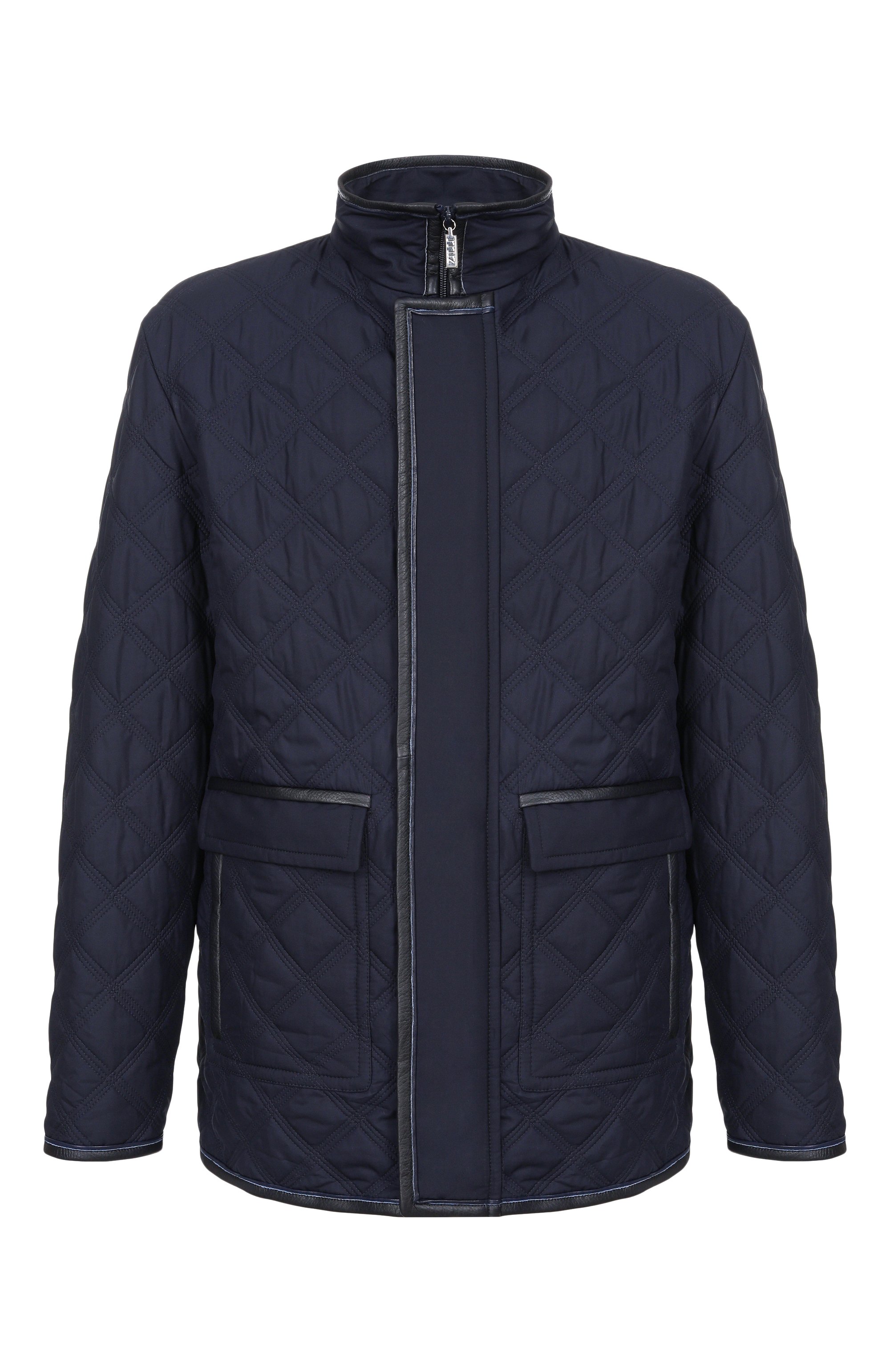 Шелковая куртка с кожаной отделкой ZILLI, арт. ASTA01M0628VCQ000, фото 1