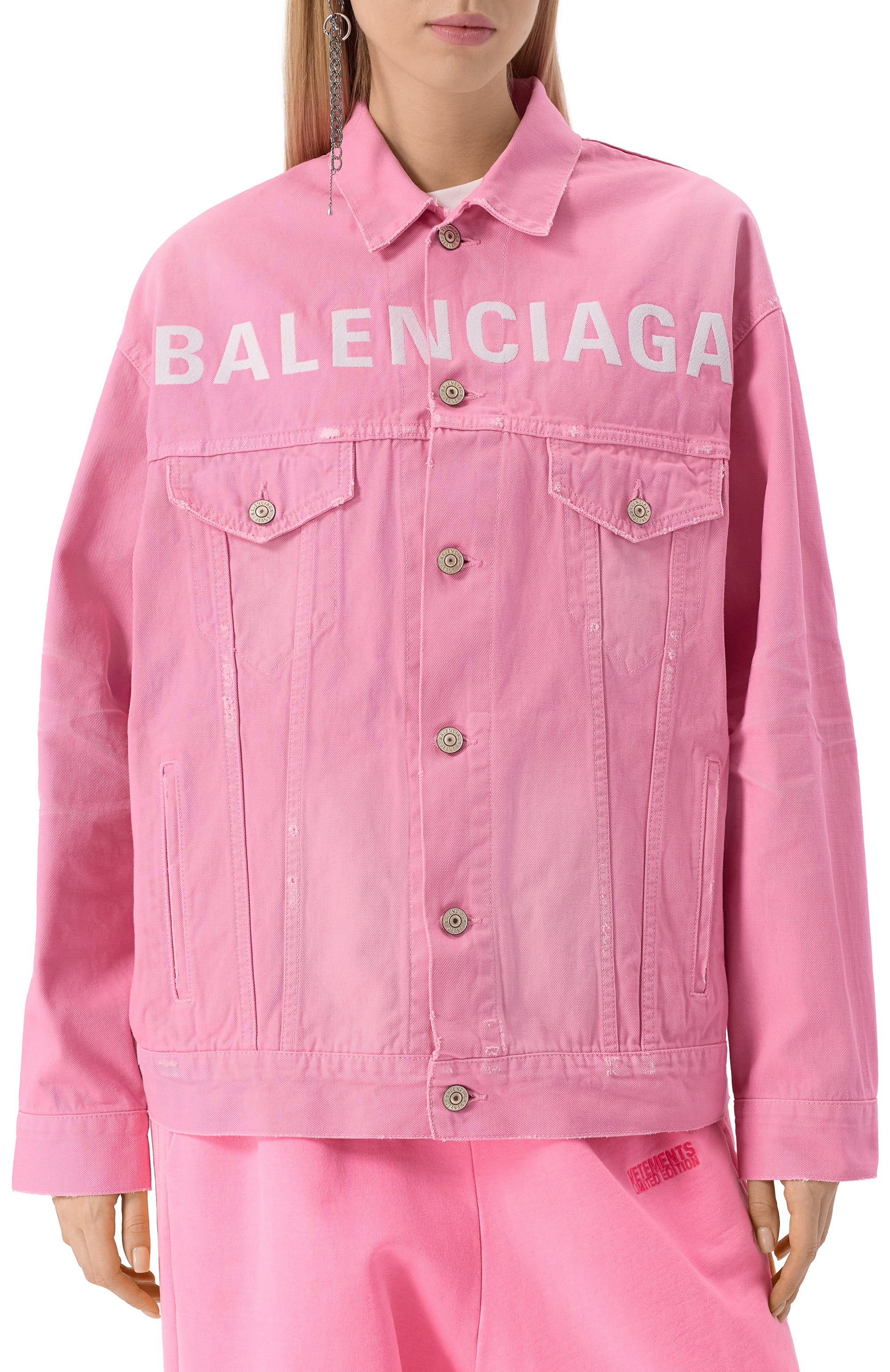 Джинсовая куртка BALENCIAGA, арт. 823408/TRWA9, фото 3