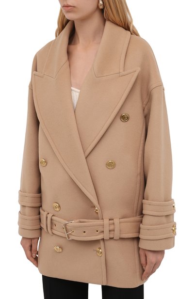 Шерстяное пальто BALMAIN, арт. WF1UA005/W006, фото 3