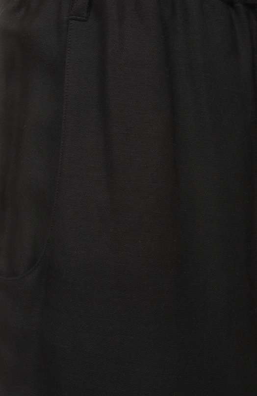 Брюки из вискозы Saint Laurent 717375Y1G68 1000 Чёрный  717375Y1G68 1000 Фото 6