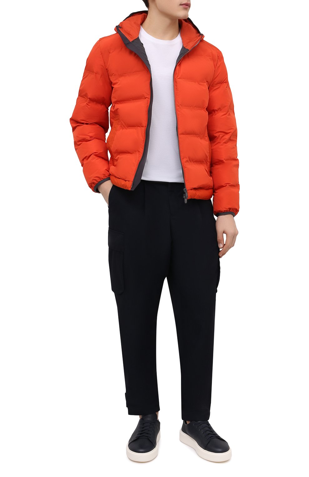 Кожаные кеды H`D`S`N BARACCO темно-синего цвета по цене 48750 руб., арт. CHR0N0S.2*, фото 2 Кожаные кеды H`D`S`N BARACCO, арт. CHR0N0S.2*, фото 2