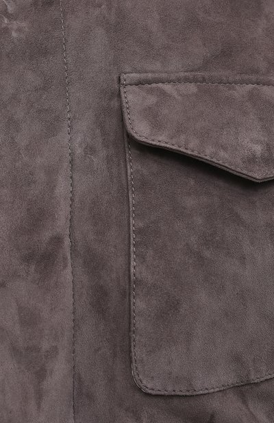 Замшевая куртка с меховой отделкой ANDREA CAMPAGNA, арт. A3T144/5603, фото 5