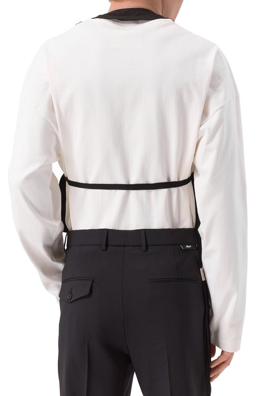 Жилет из вискозы Ann Demeulemeester B0012501/FA558 Чёрный  B0012501/FA558 Фото 4