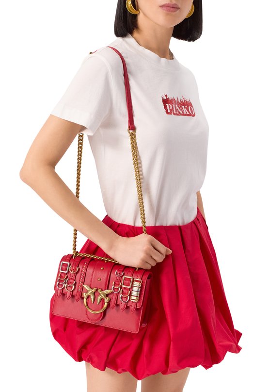Сумка Love One Light mini Pinko 103335/A26K Красный  103335/A26K Фото 2