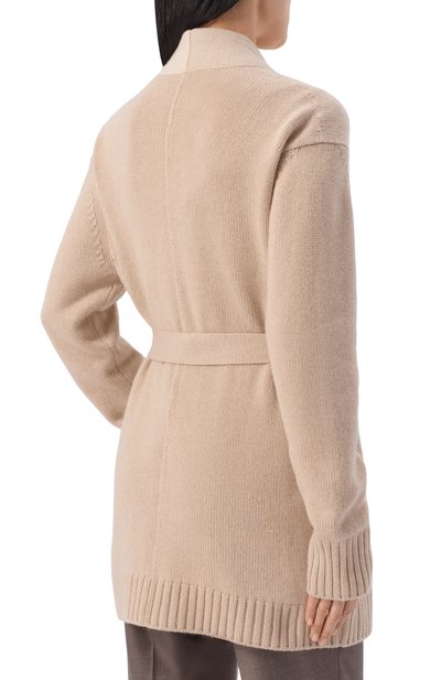 Кашемировый кардиган LORO PIANA бежевого цвета по цене 385500 руб., арт. FAM3697, фото 4 Кашемировый кардиган LORO PIANA, арт. FAM3697, фото 4