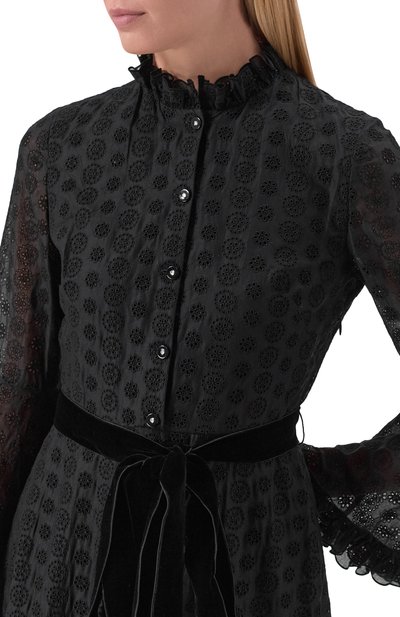 Хлопковое платье VALENTINO, арт. 7B3VAFU5/9EU, фото 4