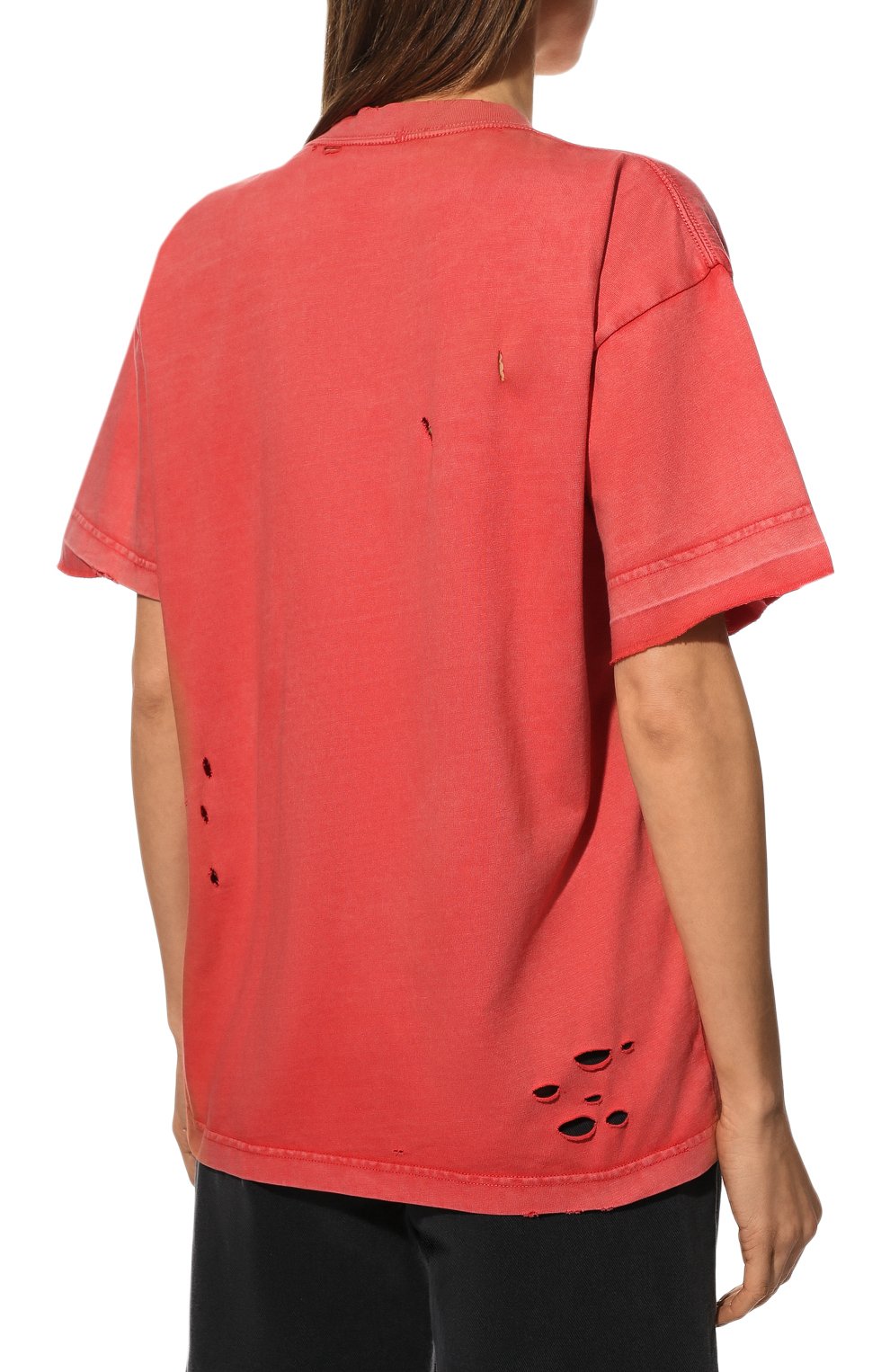 Хлопковая футболка BALENCIAGA, арт. 612965/TLVJ1, фото 4