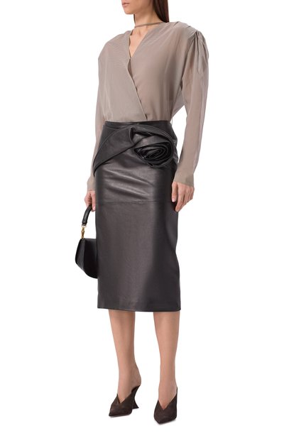 Кожаная юбка MAGDA BUTRYM, арт. 131426, фото 2