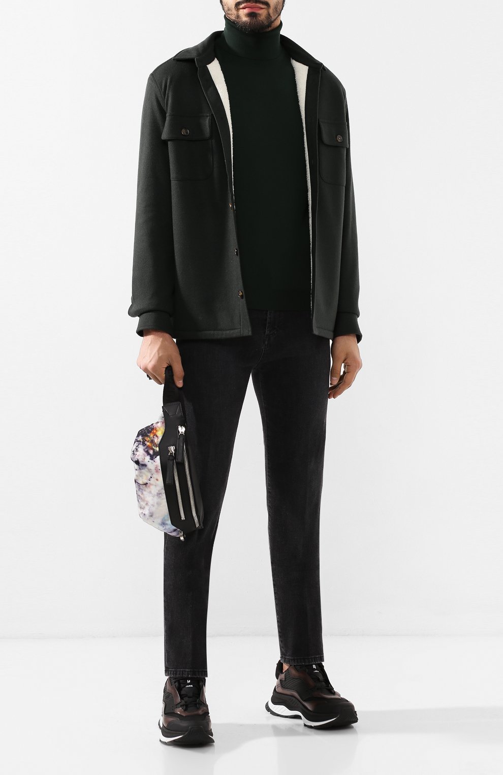 Комбинированная поясная сумка BERLUTI, арт. M192891, фото 2