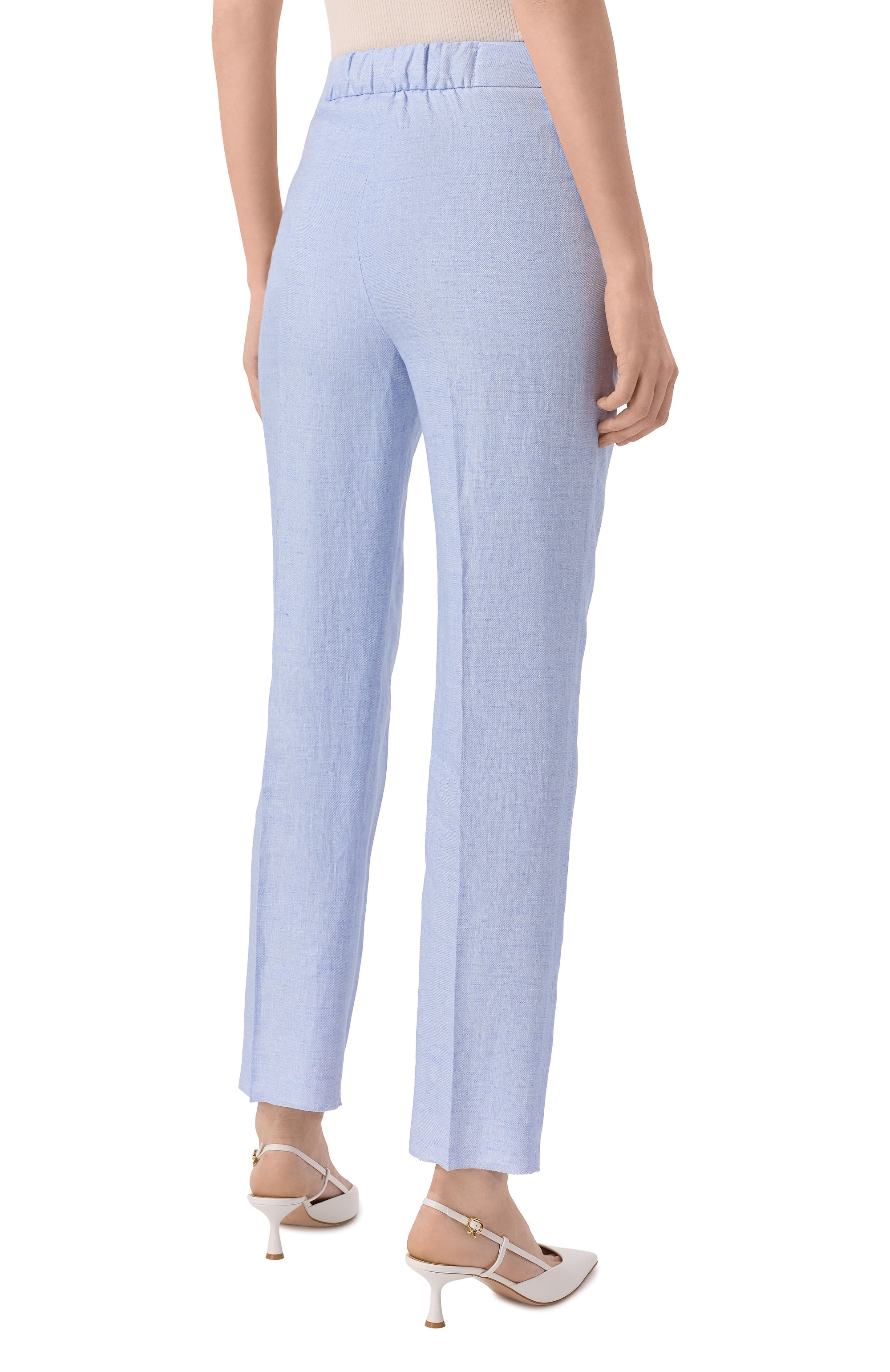 Льняные брюки AGNONA, арт. T70218/U3014, фото 4