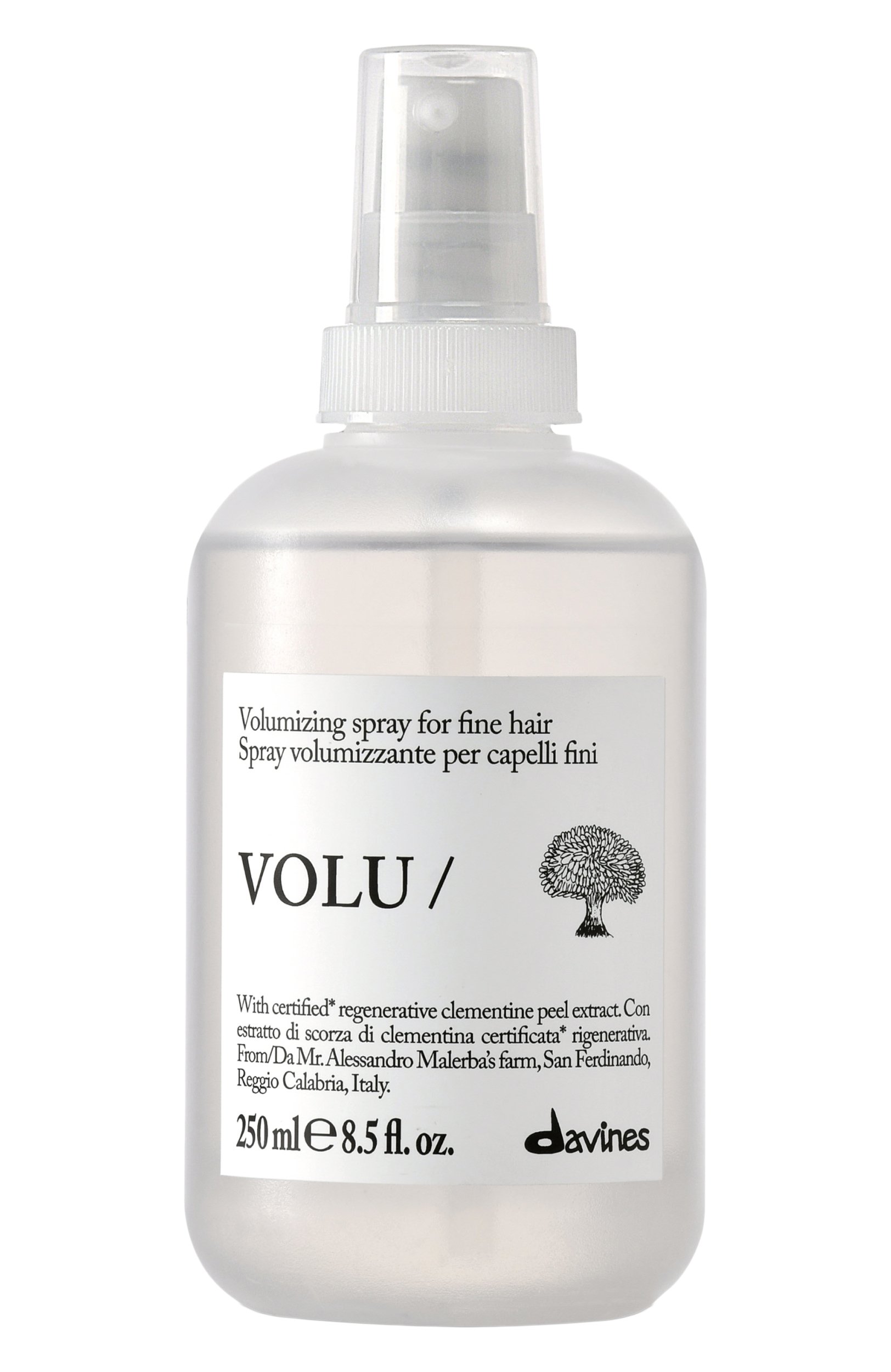 Несмываемый спрей для тонких волос volu (250ml) DAVINES, арт. 70005, фото 1