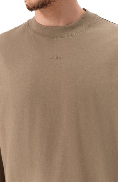 Хлопковый лонгслив HUGO, арт. 50511029, фото 5
