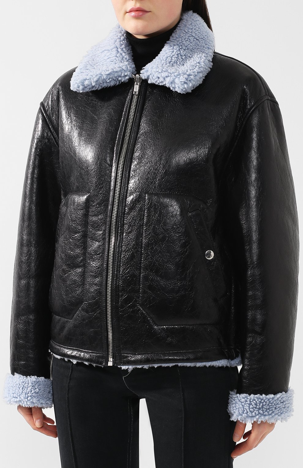 Двусторонняя дубленка из овчины MCQ SWALLOW, арт. 504863/RLL07, фото 3