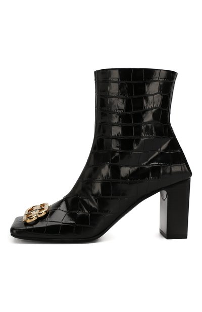 Кожаные ботильоны double square bb BALENCIAGA, арт. 591099/WA9D1, фото 3