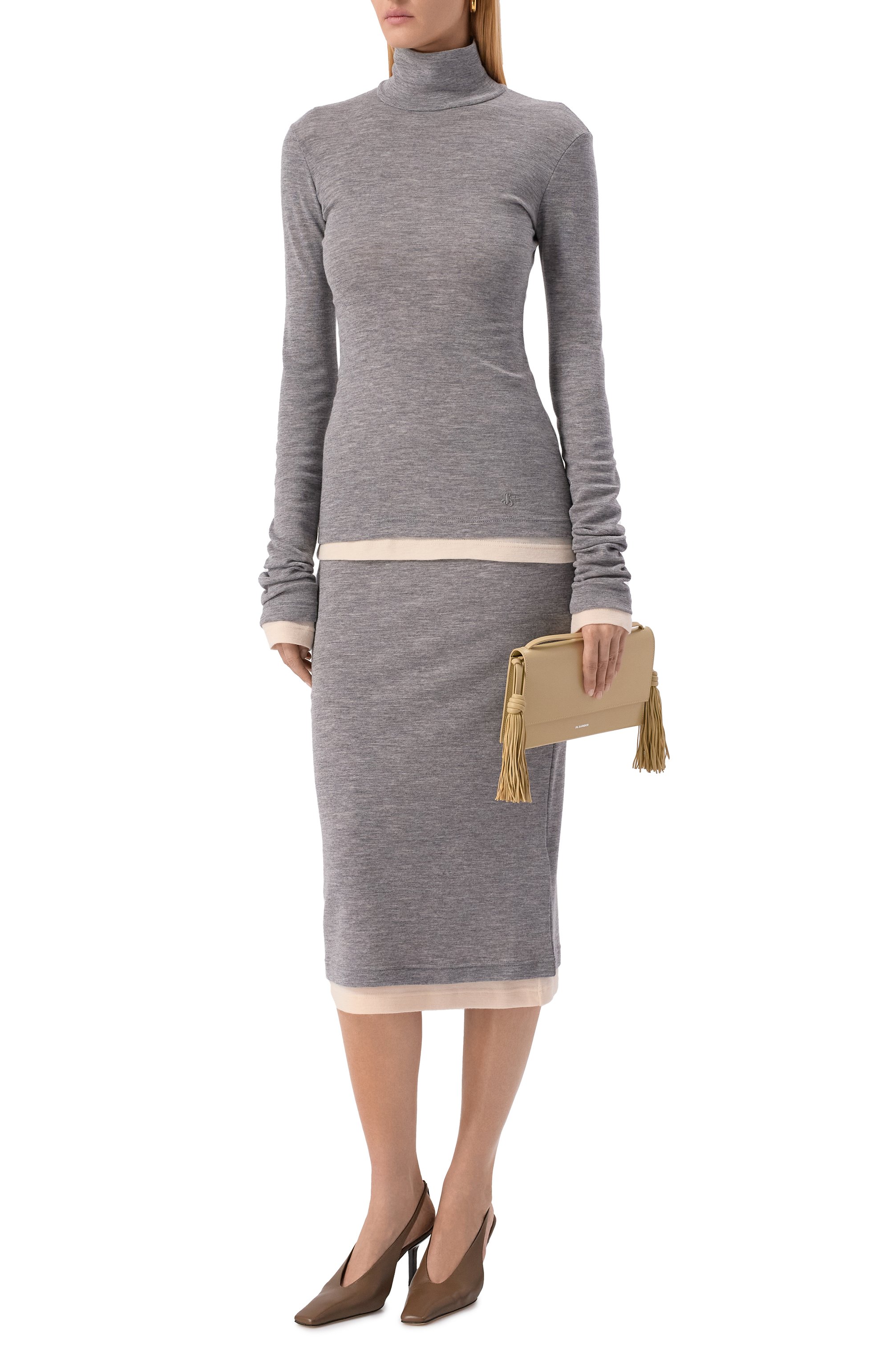 Комплект из водолазки и лонгслива JIL SANDER, арт. J40FV0115/J20226, фото 2